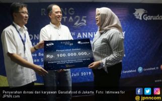 Rp 100 Juta Donasi Karyawan Garudafood untuk Rumah Singgah - JPNN.com