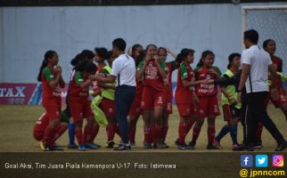 Goal Aksi Angkat Trophy Perdana Piala Menpora Putri U-17 - JPNN.com