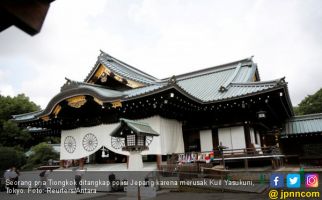 Nodai Kuil Jepang, Pria Tiongkok Ditangkap Polisi - JPNN.com