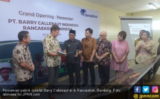 Gandeng GarudaFood, Pabrik Cokelat Kedua Barry Callebaut di Bandung Mulai Berproduksi - JPNN.com