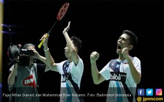 Fajar/Rian Ketemu Daddies di Semifinal Kejuaraan Dunia BWF 2019 - JPNN.com