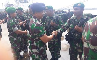 Danlanal Denpasar Sambut Satgas Operasi Pamtas RI - Timor Leste - JPNN.com