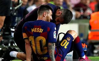 Barcelona Kalahkan Villarreal, Lionel Messi Cuma Tahan 45 Menit - JPNN.com