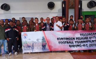 Raden Isnanta Lepas Timnas Pelajar U-15 Berlaga di IFC 2019 - JPNN.com