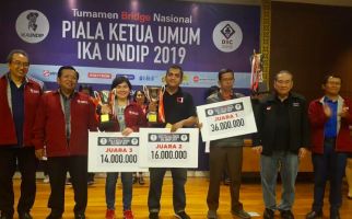 Tim Banten Raih Juara Utama di Turnamen Bridge Nasional IKA Undip - JPNN.com