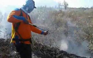 Lahan Gunung Salak Terbakar, Penyebabnya Puntung Rokok - JPNN.com