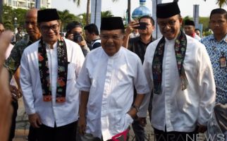 Pak JK Dikawal Paspampres, Disambut Hangat Anies Baswedan - JPNN.com