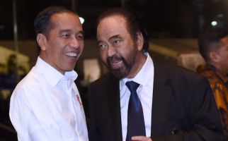 Presiden Jokowi Akhirnya Peluk Erat Surya Paloh di HUT NasDem - JPNN.com