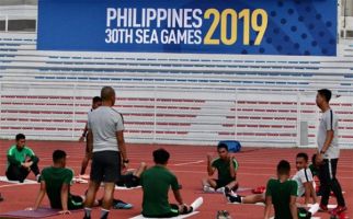 SEA Games 2019: Timnas Indonesia Latihan Bola Mati - JPNN.com