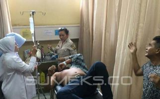 Aiptu Eko Linardi Bersimbah Darah Ditusuk Pemalak di Simpang Macan Lindungan - JPNN.com