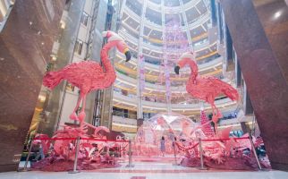 Sambut Natal 2019, Pacific Place Jakarta Ciptakan Surga Flamingo - JPNN.com