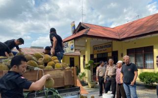 Mencurigakan, Truk Durian Digeledah Polisi, Ternyata Isinya - JPNN.com