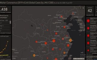 Peta Online Ini Bisa Pantau Penyebaran Virus Corona di Dunia - JPNN.com