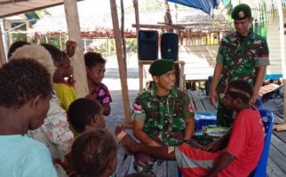 TNI Gelar Pelayanan Kesehatan di Kampung Kaye Kabupaten Asmat - JPNN.com
