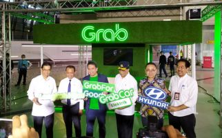 Mobil Listrik Grab Resmi Beroperasi di Bandara Soekarno Hatta - JPNN.com