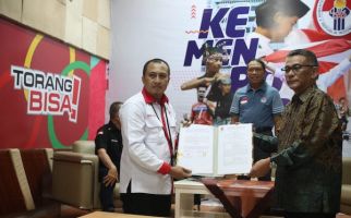 Kemenpora Teken MoU dengan PB ISSI dan PB PELTI Terkait Dana Pelatnas Olimpiade 2020 - JPNN.com