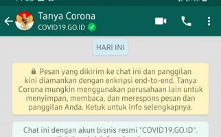 Tanya-Tanya Corona via WA sudah Aktif, Nih Nomornya - JPNN.com