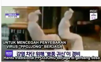 Hahaha, TV Korsel Memberitakan Dua Pocong yang Menakut-Nakuti Warga Jateng - JPNN.com