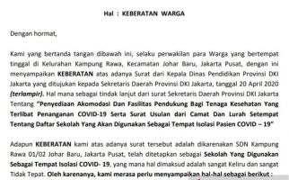 Tidak Percaya Pemprov DKI, Warga Kampung Rawa Tolak Bangunan SD Dijadikan Tempat Isolasi Pasien Corona - JPNN.com