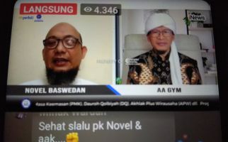 Kepada Aa Gym, Novel Baswedan Cerita Bertemu Anak Muda di Pintu Masjid - JPNN.com