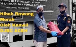 Bea Cukai Aceh Hibahkan 24,5 Ton Bawang Merah untuk Bantu Warga Terdampak COVID-19 - JPNN.com