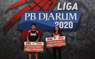Iqbal Asrullah dan Mutiara Ayu Jadi Atlet Terbaik Liga PB Djarum 2020 - JPNN.com