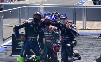 Hasil MotoGP Andalusia: Yamaha Sapu Bersih, Rossi Tegakkan Kepala - JPNN.com