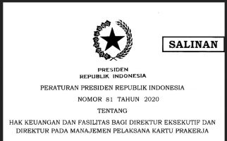 Pak Jokowi Teken Perpres, Sebegini Gaji Para Direktur Manajemen Pelaksana Kartu Prakerja - JPNN.com