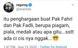 Iwan Fals Pertanyakan Penghargaan untuk Fahri Hamzah dan Fadli Zon - JPNN.com