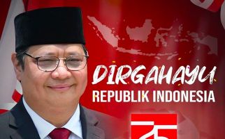 HUT Kemerdekaan RI, Menko Airlangga Ajak Masyarakat Berjuang Hentikan Covid-19 - JPNN.com