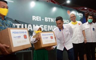 BTN dan REI Bagikan Sembako untuk Warga Terdampak COVID-19 - JPNN.com