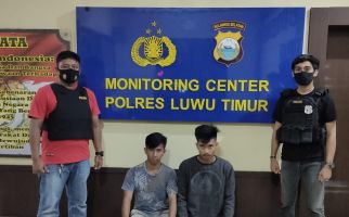 Usai Cekoki Anak Kecil Hingga Teler, 2 Lelaki di Luwu Timur Berakhir di Kantor Polisi - JPNN.com