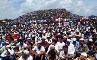 Aksi Diam Muslim Rohingya Memperingati Kekejaman Militer Myanmar - JPNN.com