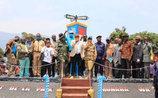 Keren, Satgas TNI Resmikan Monumen Perdamaian di Kongo - JPNN.com