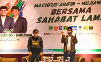 Pasangan Machfud Arifin - Mujiaman Dapat Dukungan 7 Ribu Suara dari Sahabat Lama - JPNN.com