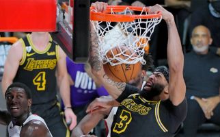 James + Davis = 65 Poin, Lakers Hancurkan Heat di Gim Kedua NBA Finals - JPNN.com