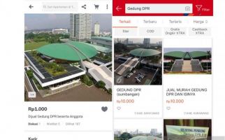 Ada yang Iseng Bikin Iklan Gedung DPR dan Isinya Dijual Murah - JPNN.com