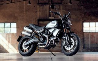 Gagahnya Sepeda Motor Ducati Scrambler 100 Dark Pro, Sebegini Harganya - JPNN.com