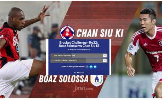 Boaz Solossa dan Chan Siu Ki Bertarung dalam Gol Terbaik Piala AFC - JPNN.com