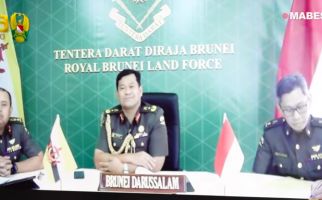 KSAD Andika: Kapan Saja Kami Siap Bantu Tentara Darat Brunei - JPNN.com