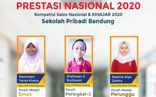 Siswa SMP dan SMA Pribadi Bandung Menyabet 6 Medali KSN 2020 - JPNN.com