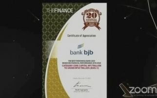 Prestasi di Tengah Pandemi, Bank BJB Raih Penghargaan Top 20 Financial Institution 2020 - JPNN.com