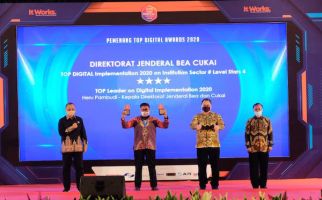 Bea Cukai Raih Dua Penghargaan Top Digital Awards 2020 - JPNN.com