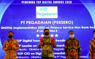 PT Pegadaian Borong 4 Penghargaan TOP DIGITAL Innovation Award 2020 - JPNN.com