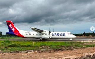 Pesawat ATR itu Mendarat Mulus di Bandara Blora yang Sempat Mangkrak 34 Tahun - JPNN.com