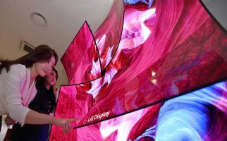 LG Siap Kenalkan TV 48 Inci yang Layarnya Bisa Ditekuk - JPNN.com