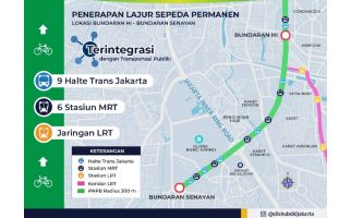 Keren! Jalan Sudirman-MH Thamrin Sebentar Lagi Dilengkapi Jalur Sepeda Permanen - JPNN.com