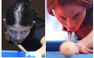 Turnamen Biliar Hot Nine Pertemukan Atlet Senior Tisa Anggun dengan Vinda Marthatilova - JPNN.com