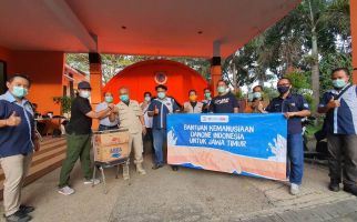 Bantuan dari Danone Diterima Langsung oleh Kepala BPBD Kabupaten Malang - JPNN.com