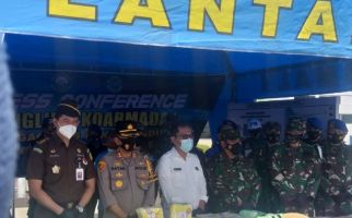 110 kg Sabu-sabu dan Ekstasi Tangkapan TNI AL Diserahkan kepada BNN - JPNN.com